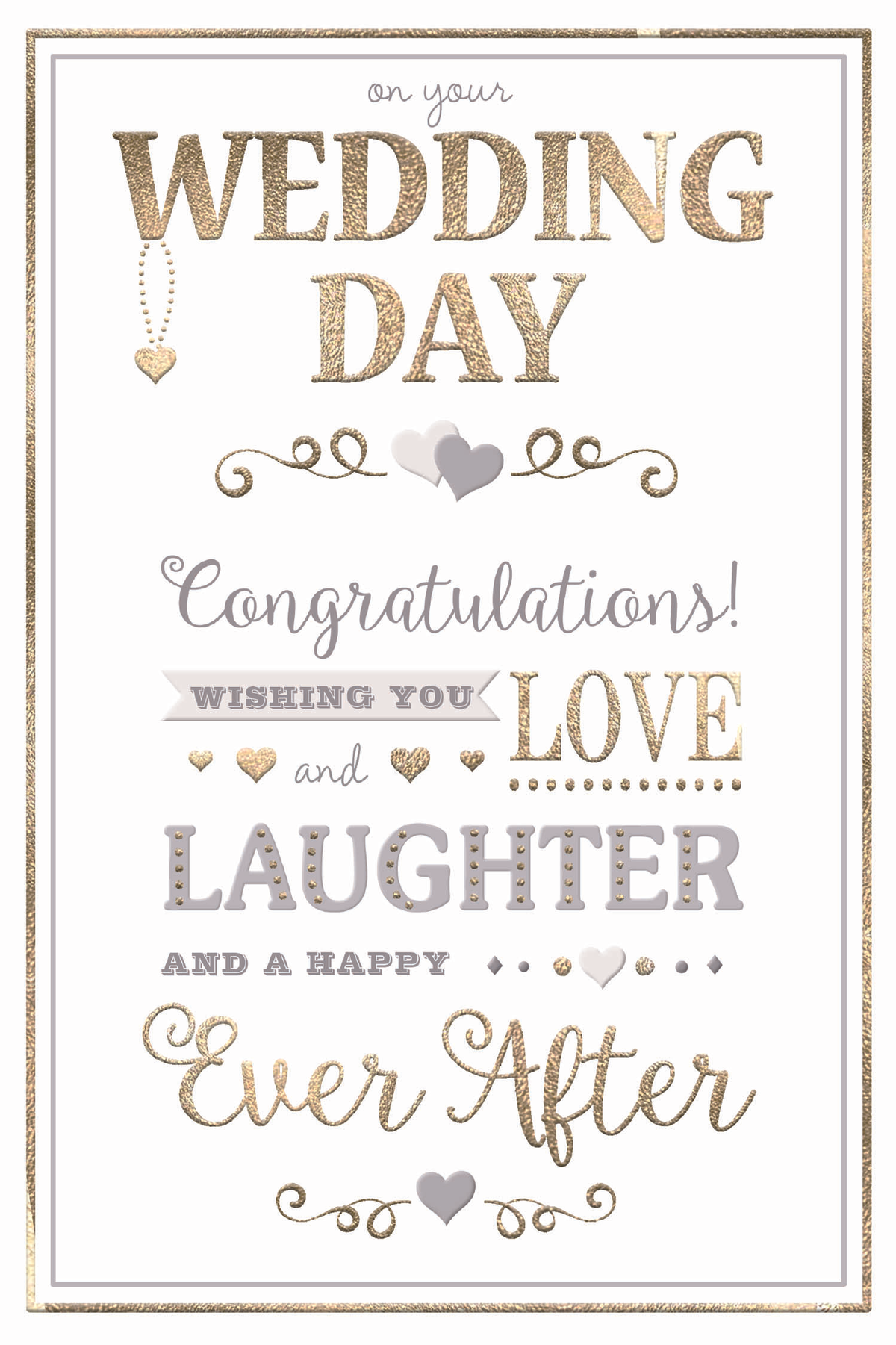 6pk Cards C75 Wedding Day - Tiger Feet Ireland