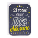 6pk Cards C90 Birthday Age 21 - Tiger Feet Ireland