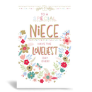 6pk Cards C75 Birthday Niece - Tiger Feet Ireland