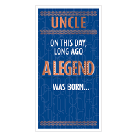 6pk Cards C55 Birthday Uncle - Tiger Feet Ireland