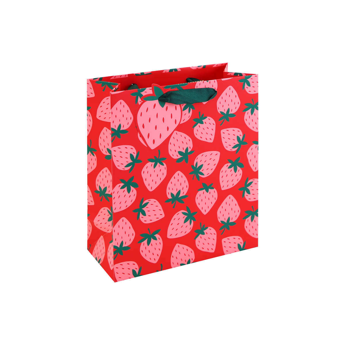 6pk Gift Bag Neon Strawberry Medium - Tiger Feet Ireland