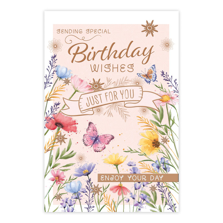 6pk Cards C75 Birthday Open - Tiger Feet Ireland