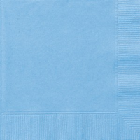 20ct Luncheon Napkins 2ply Powder Blue 6.5" x 6.5" - Tiger Feet Ireland