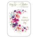 6pk Cards C75 Birthday Sister - Tiger Feet Ireland