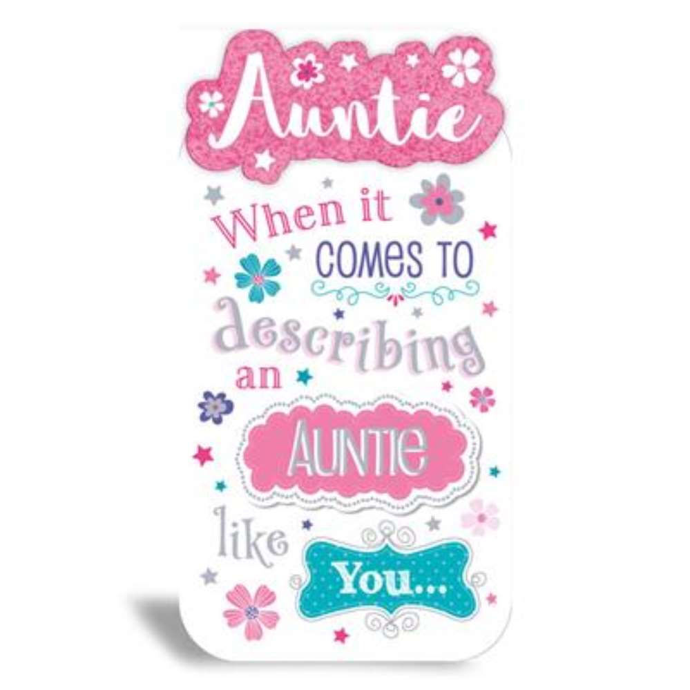 6pk Cards C55 Birthday Auntie - Tiger Feet Ireland