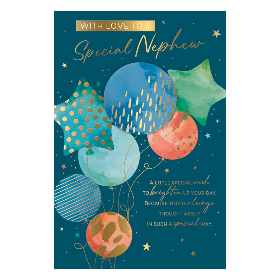 6pk Cards C75 Birthday Nephew - Tiger Feet Ireland