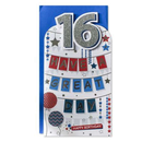 6pk Cards C55 Birthday Age 16 - Tiger Feet Ireland