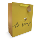 6pk Medium Gift Bags Bee Happy - Tiger Feet Ireland