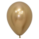 50ct Latex Balloon 12in Reflex Gold Sempertex - Tiger Feet Ireland