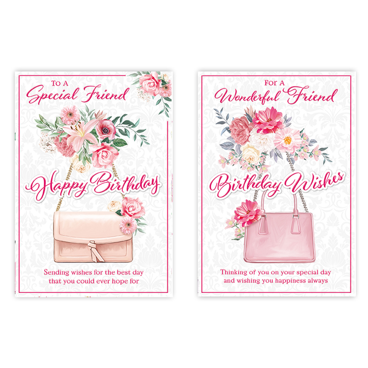 12pk Cards C50 Birthday Friend - Tiger Feet Ireland