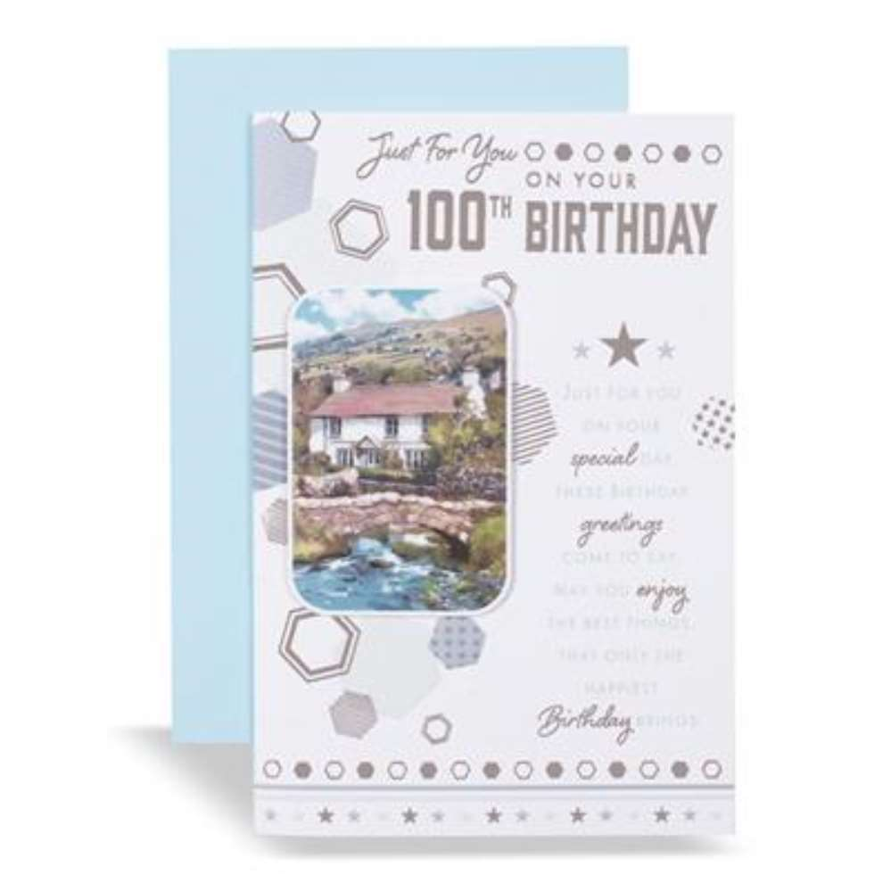 6pk Cards C75 Birthday Age 100 - Tiger Feet Ireland