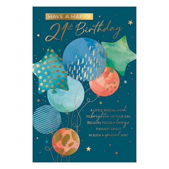 Prelude 6 Pack Cards C75 Birthday Age 21