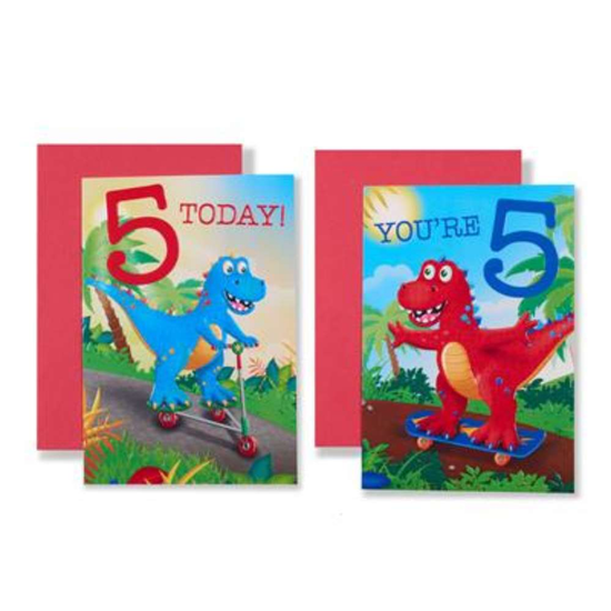 Poppyhill C50 Birthday Age 5 12pk
