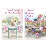 12pk Cards C50 Birthday Open - Tiger Feet Ireland