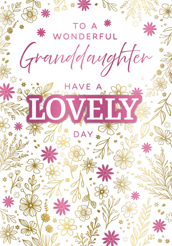 Prelude 6 Pack Cards C90 Birthday Granddaughter