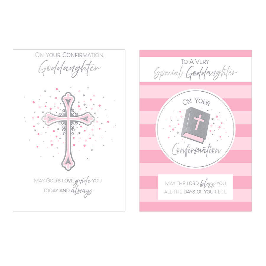 12pk Cards C50 Confirmation Goddaughter - Tiger Feet Ireland