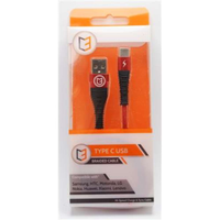 Braided Cable Type C 1m 3Amp - Tiger Feet Ireland