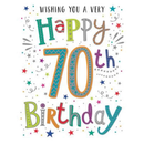 6pk Cards C50 Birthday Age 70 - Tiger Feet Ireland