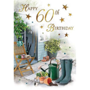 6pk Cards C75 Birthday Age 60 - Tiger Feet Ireland