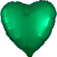 5pk Foil Balloons Solid Colour Metallic Green S15 - Tiger Feet Ireland