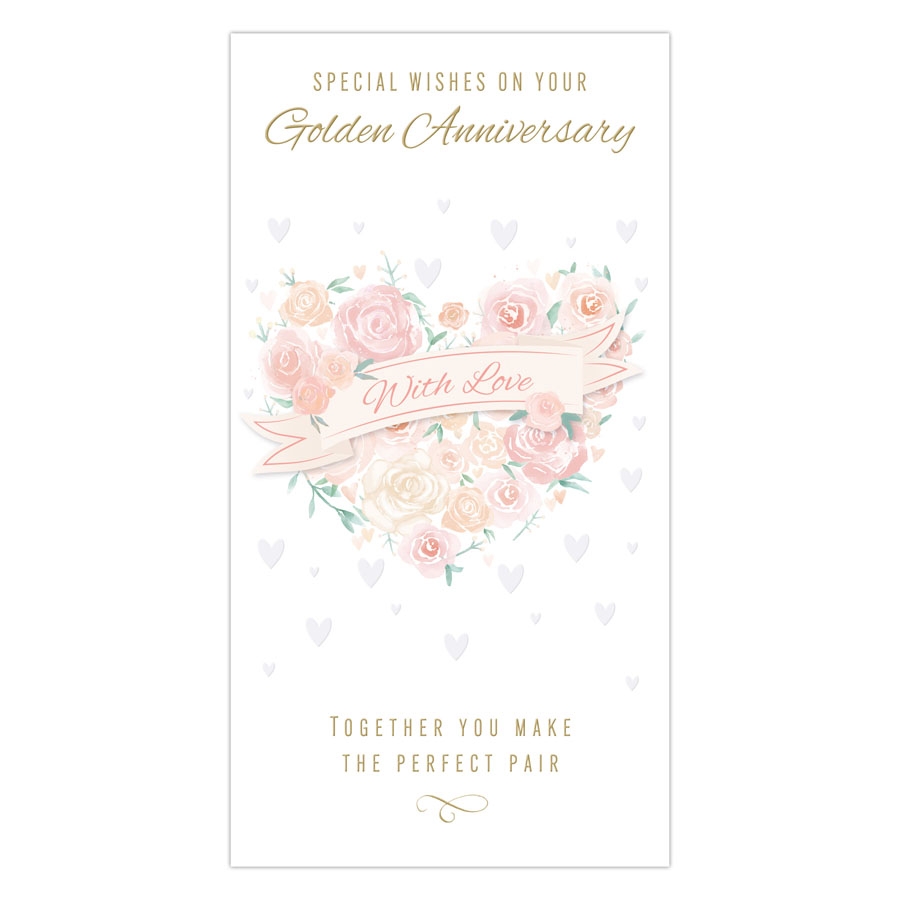 6pk Cards C55 Your Golden Anniversary - Tiger Feet Ireland