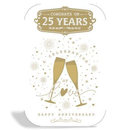 6pk Cards C75 Your Silver Anniversary - Tiger Feet Ireland