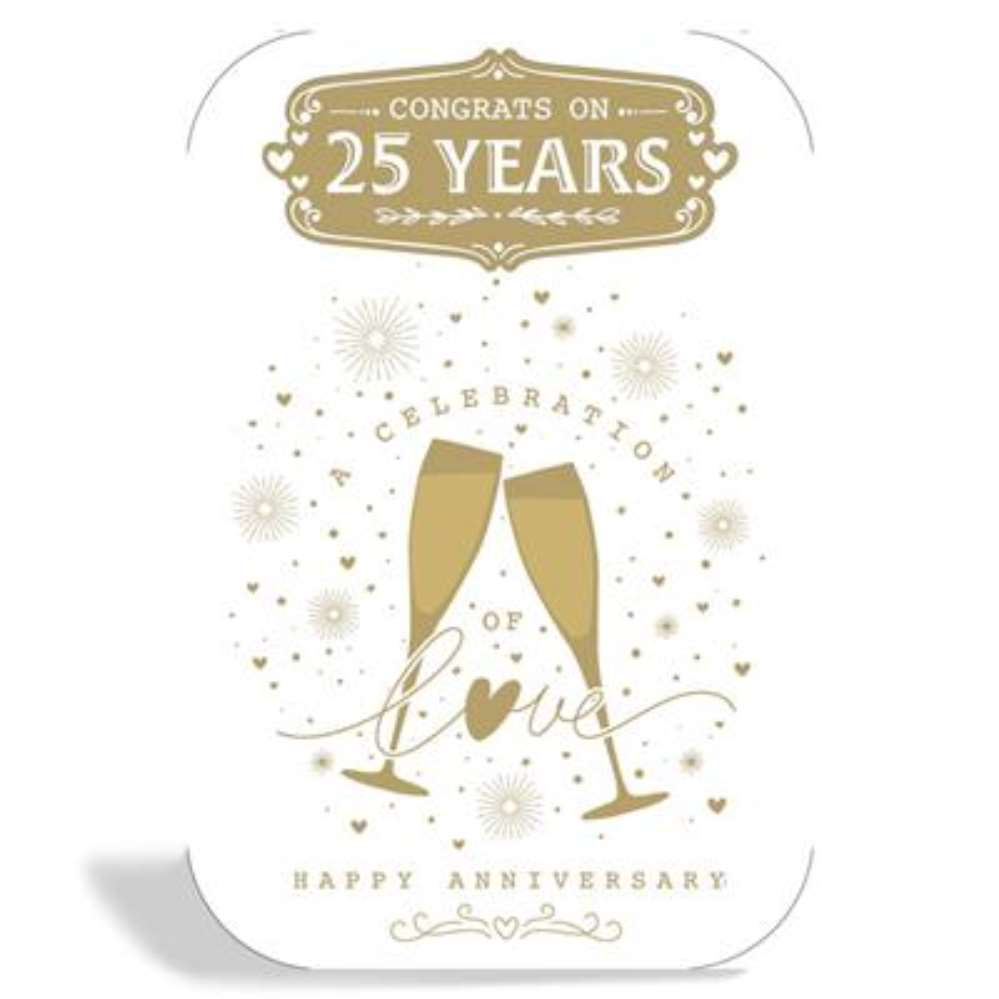 6pk Cards C75 Your Silver Anniversary - Tiger Feet Ireland