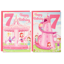 12pk Cards C50 Birthday Age 7 - Tiger Feet Ireland
