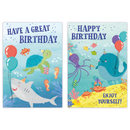 12pk Cards C50 Birthday Open - Tiger Feet Ireland