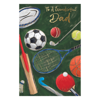 6pk Cards C75 Birthday Dad - Tiger Feet Ireland