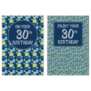 12pk Cards C50 Birthday Age 30 - Tiger Feet Ireland