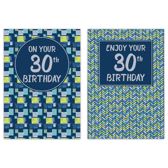 Poppyhill C50 Birthday Age 30 12pk