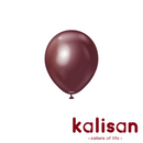 100ct Latex Balloon 5" Mirror Burgundy Kalisan - Tiger Feet Ireland