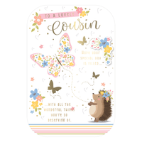 6pk Cards C75 Birthday Cousin - Tiger Feet Ireland