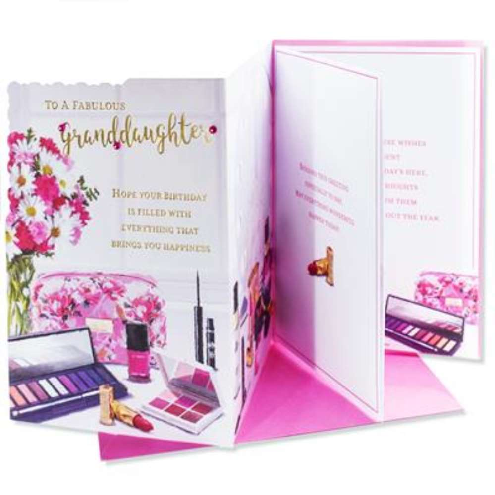 6pk Cards C50 Birthday Granddaughter - Tiger Feet Ireland