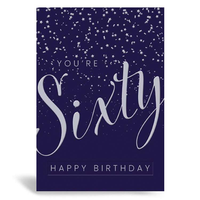 6pk Cards C50 Birthday Age 60 - Tiger Feet Ireland