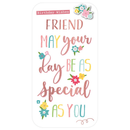 6pk Cards C55 Birthday Friend - Tiger Feet Ireland