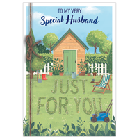 6pk Cards C50 Birthday Husband - Tiger Feet Ireland