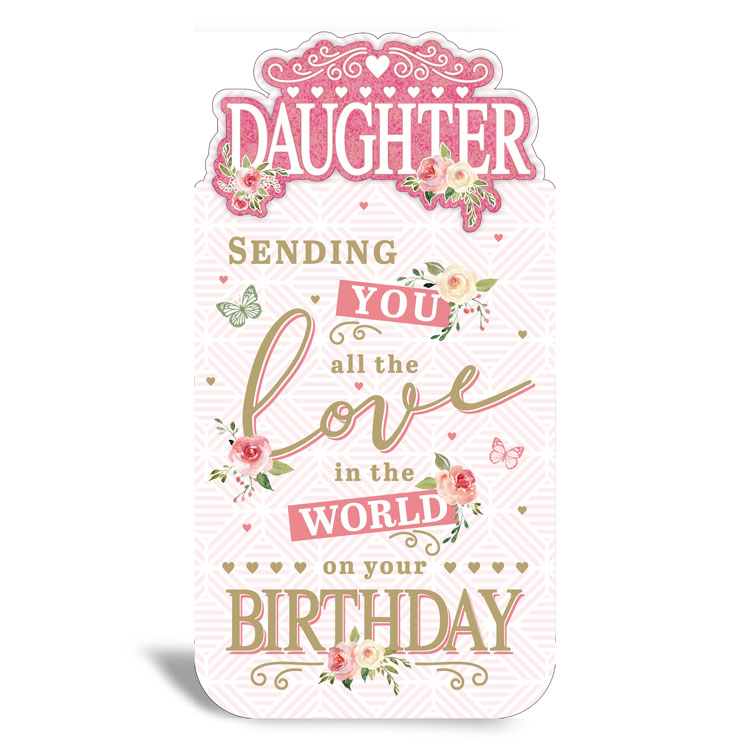 6pk Cards C55 Birthday Daughter - Tiger Feet Ireland