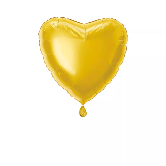 Unique Classic Gold Heart 18" Foil Balloon