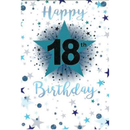 6pk Cards C50 Birthday Age 18 - Tiger Feet Ireland