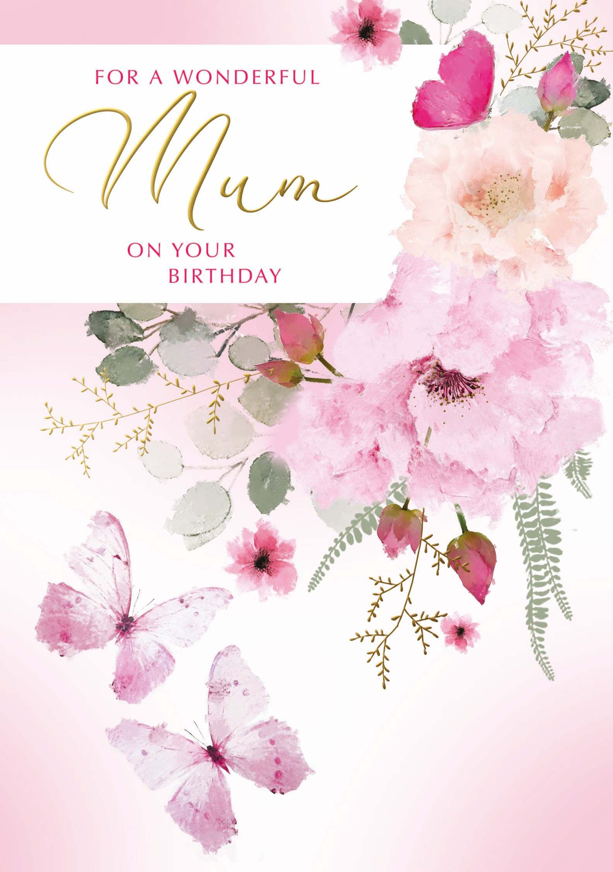 6pk Cards C50 Birthday Mum - Tiger Feet Ireland