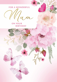 6pk Cards C50 Birthday Mum - Tiger Feet Ireland