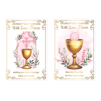 12pk Cards C50 Communion Niece - Tiger Feet Ireland