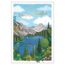 6pk Cards C50 Birthday Brother - Tiger Feet Ireland