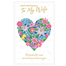 6pk Cards C375 Wife Anniversary - Tiger Feet Ireland