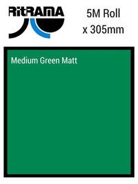 Ritrama Green Matt Vinyl 305mm x 5M - Tiger Feet Ireland