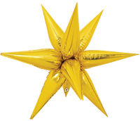 Foil Balloon 26" Gold Starburst - Tiger Feet Ireland