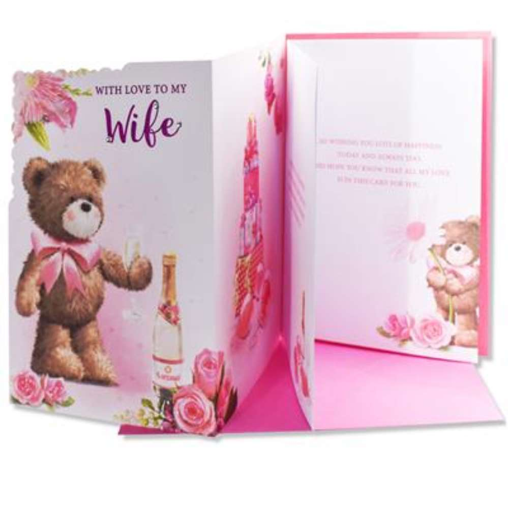 6pk Cards C75 Birthday Wife - Tiger Feet Ireland