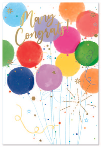 6pk Cards ED C50 Congratulations Contemp - Tiger Feet Ireland